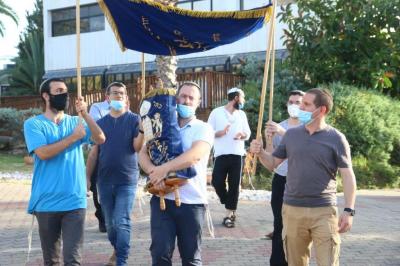 Inauguration of New Synagogue and Kviat Mezzuzot of Four New Modular Homes at Orot's Elkana Campus